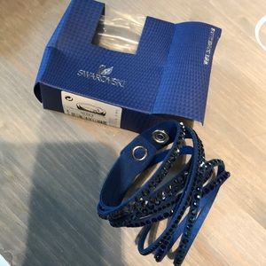 Swarovski Wrap Bracelet - Blue